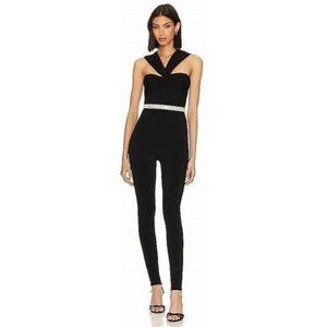 Cinq Sept Women's Black Sariah Jumpsuit New